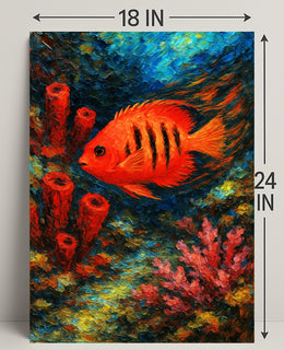 Vibrant Underwater World Poster PosterGoat