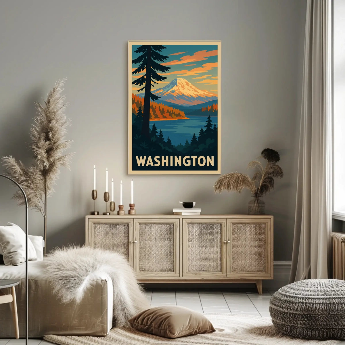 Washington Landscape Poster