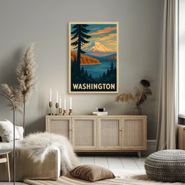 Washington Landscape Poster