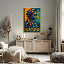 Vibrant Tribute to Niger Poster