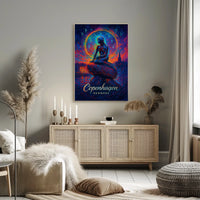 Little Mermaid Copenhagen Fantasy Art Poster
