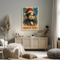 Franklin Pierce 14th President of the United States Christmas SeriesPoster