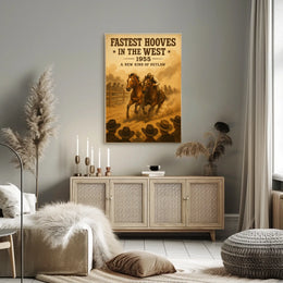 Fastest Hooves in the West Poster