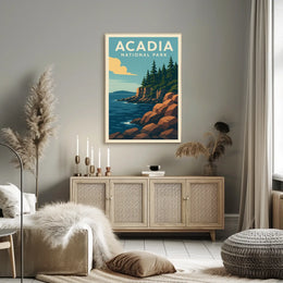 Acadia National Park Scenic Wanderlust Poster