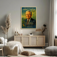 Jimmy Carter 39th President Wall Art Print PosterGoat