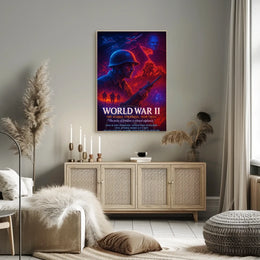 World War II Heroes and Valor Commemorative WWII Poster
