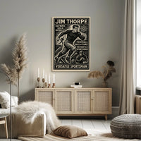 Celebrating Jim Thorpe Legendary Athlete Poster
