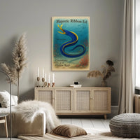 Majestic Ribbon Eel Poster