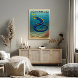 Majestic Ribbon Eel Poster