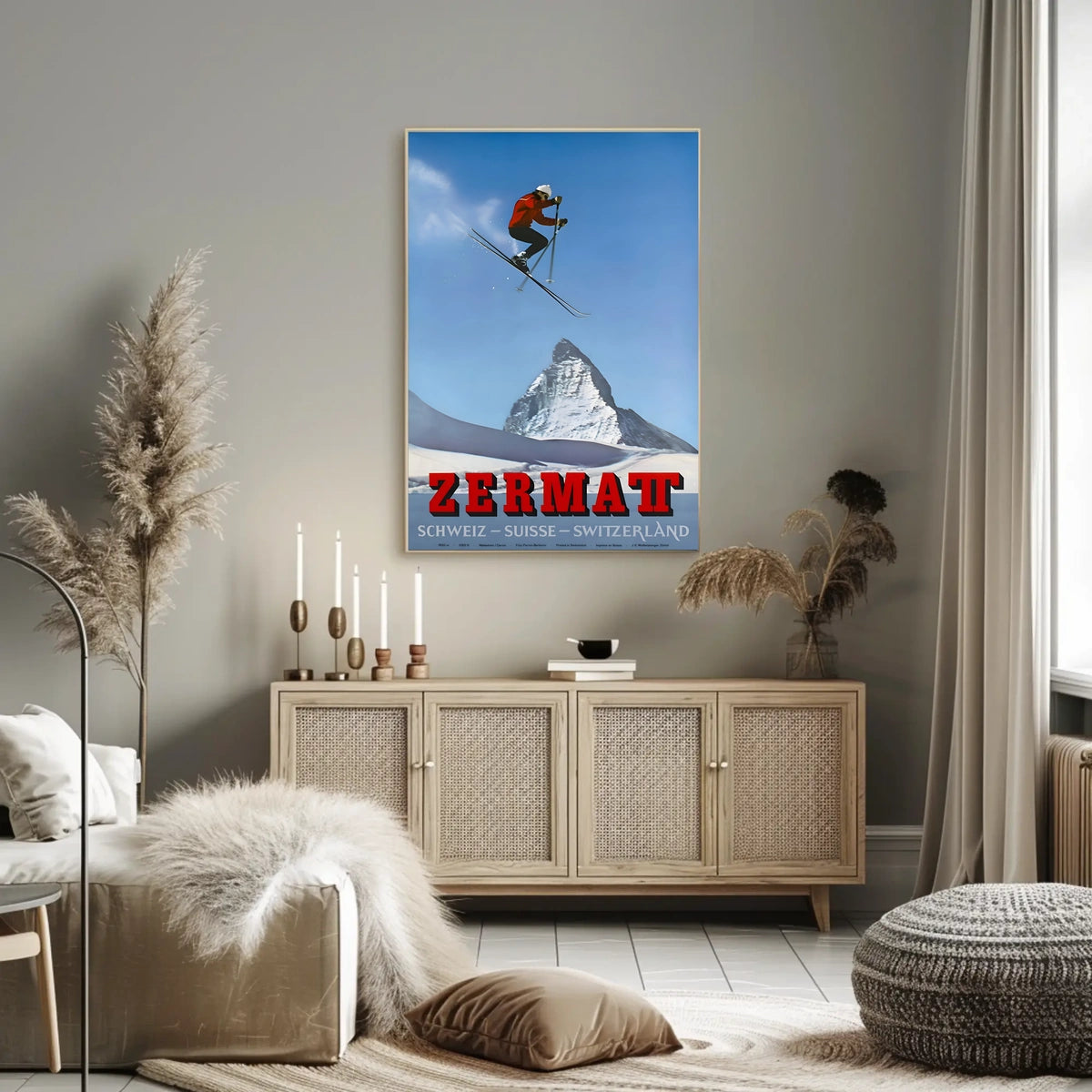 Zermatt Ski Adventure Poster