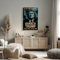 Trump Visionary Leadership Patriotism Realism Poster
