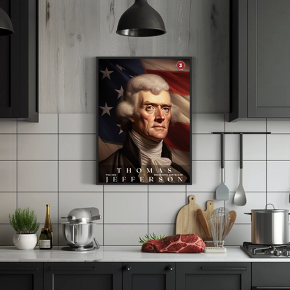Thomas Jefferson 3rd President Of The United States Portrait
