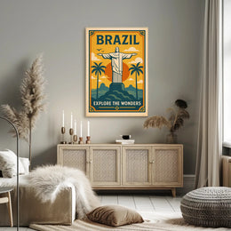 Explore Brazil Poster PosterGoat