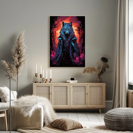 The Enigmatic Wolf Poster