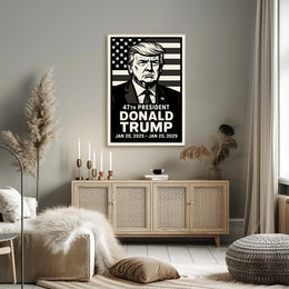 Donald Trump 47th President Poster
