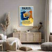 Fly To Paris Exposition Internationale Poster