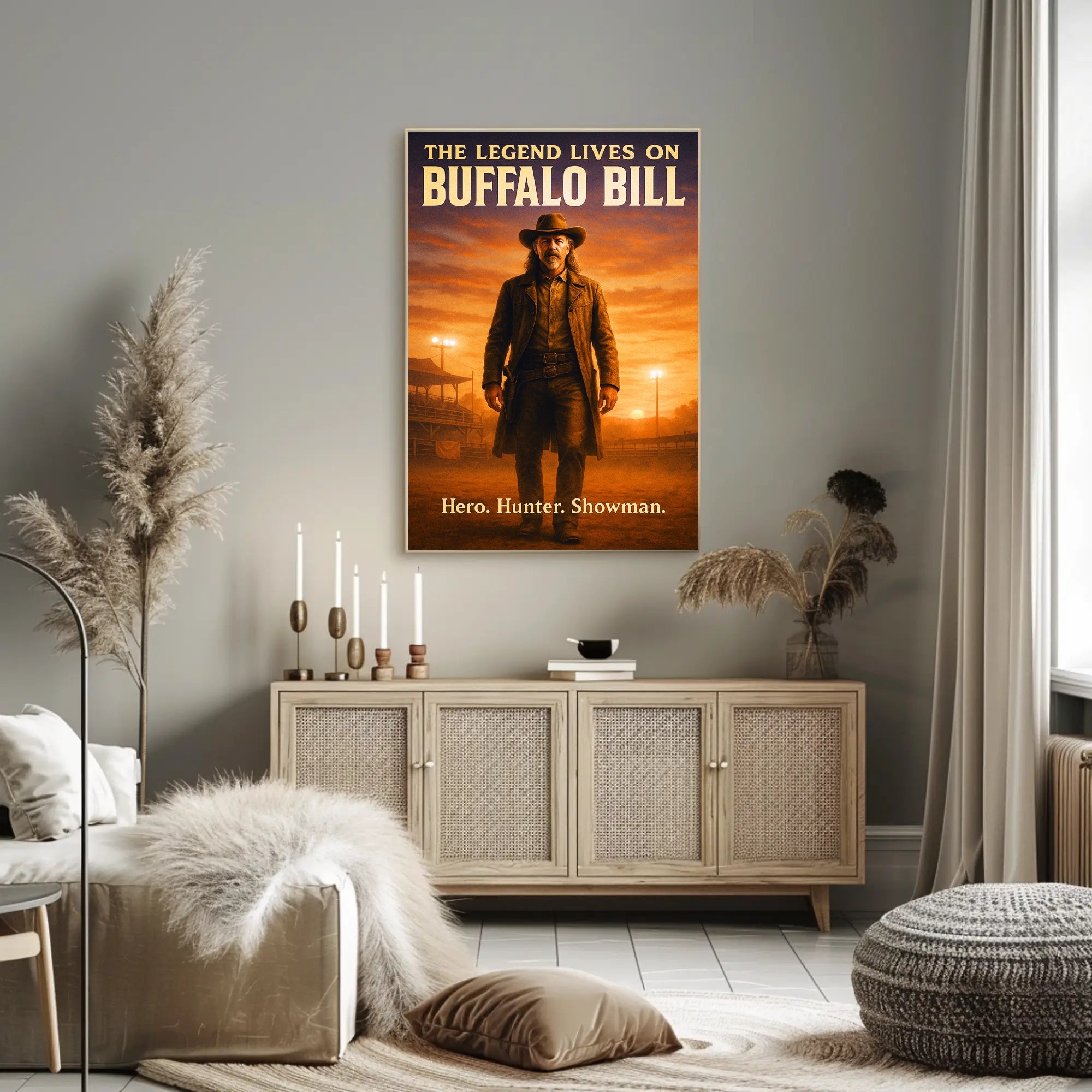 Buffalo Bill The Legend Lives On Poster PosterGoat