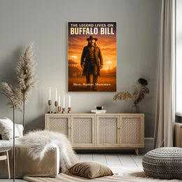 Buffalo Bill The Legend Lives On Poster PosterGoat