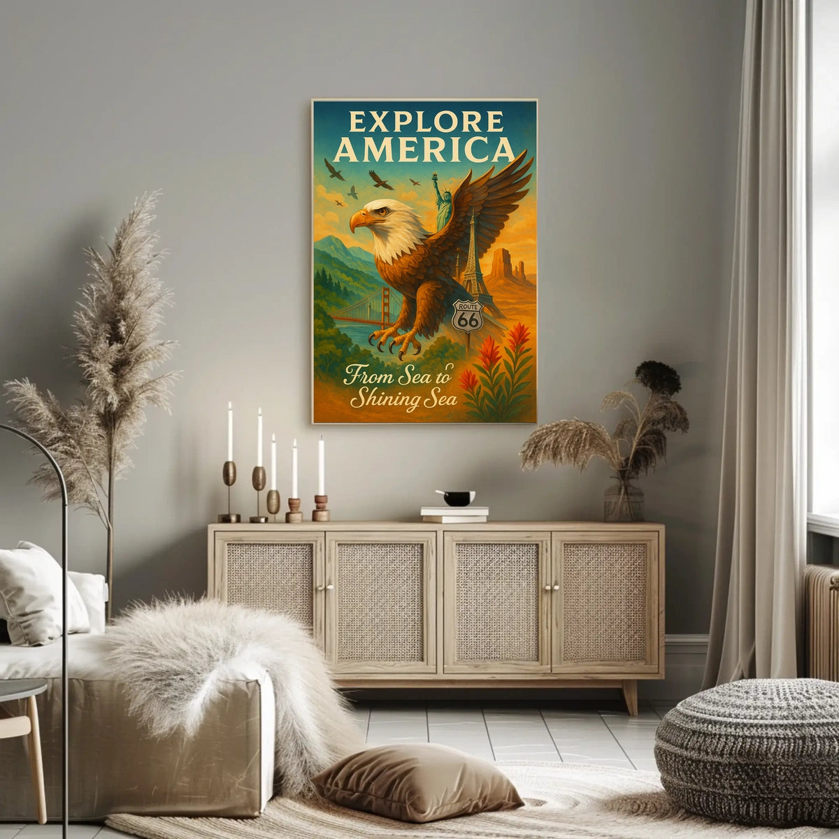 Explore America Poster