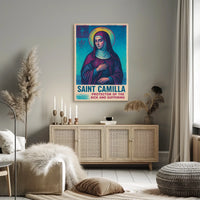 Saint Camilla Protector of the Sick and Suffering Poster