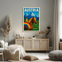 Austria A Vibrant Landscape Poster