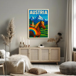 Austria A Vibrant Landscape Poster