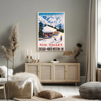 Sun Valley Winter Retreat Poster PosterGoat