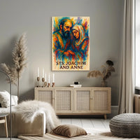 Saints Joachim And Anne Poster