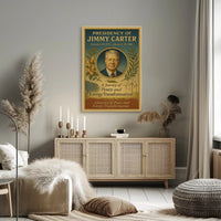 Jimmy Carter Presidency Overview Poster Wall Art Print PosterGoat