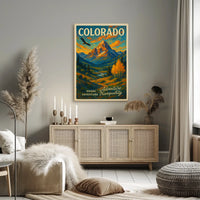 Colorado Where Adventure Meets Tranquility Description Discover the breathtaking Poster