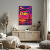Fly To Paris Poster