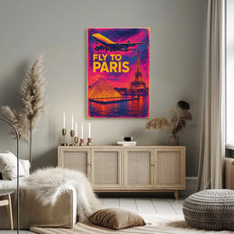 Fly To Paris Poster