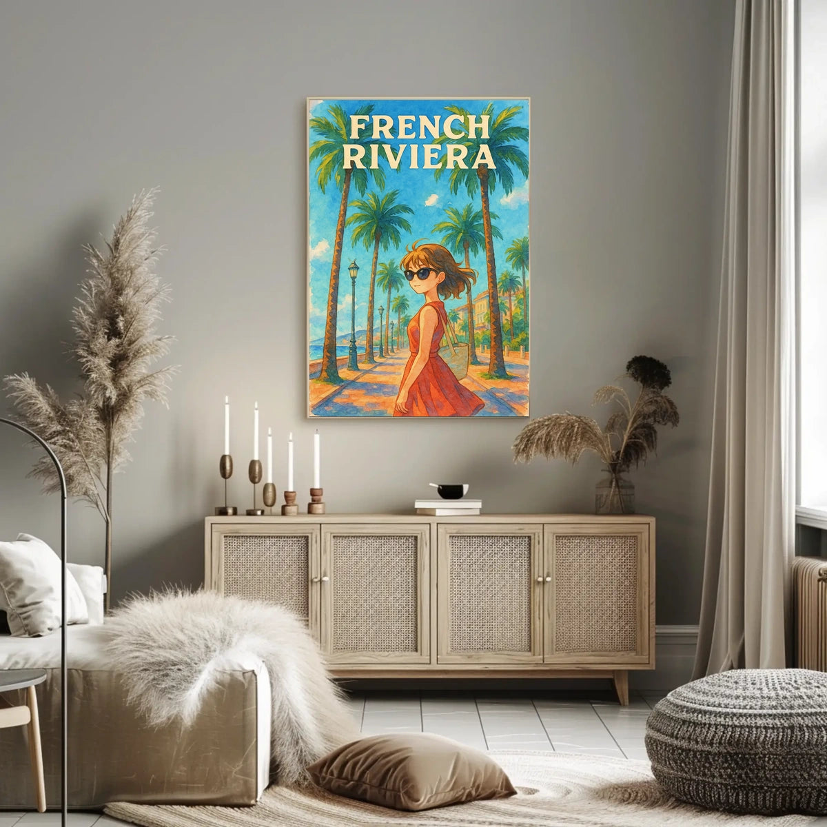 French Riviera Adventure Poster