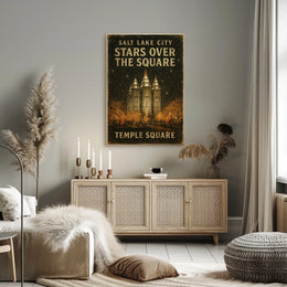 Stars Over Temple Square Poster