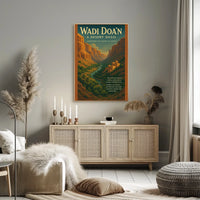 Wadi DoaN A Desert Oasis Poster
