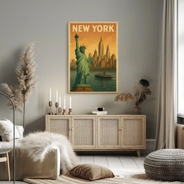 New York Cityscape Poster