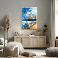 Santa Monica Pier Poster PosterGoat