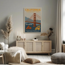 California The Golden State Poster