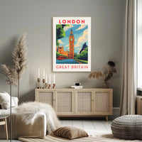 Big Ben Extravaganza: Iconic Travel Poster