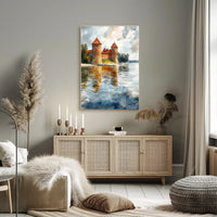 Lithuania Trakai Island Castle View Poster