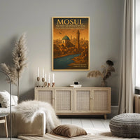 Mosul The Open-Air Museum of Iraq Poster