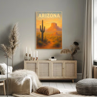 Arizona Desert Landscape Poster