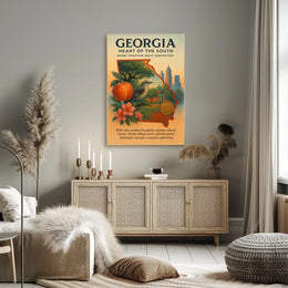 Georgia Heart Of The South Poster