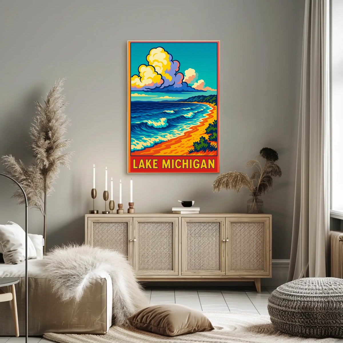 Lake Michigan Scenic Poster