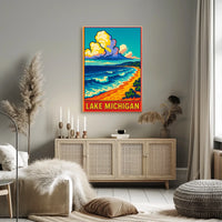 Lake Michigan Scenic Poster