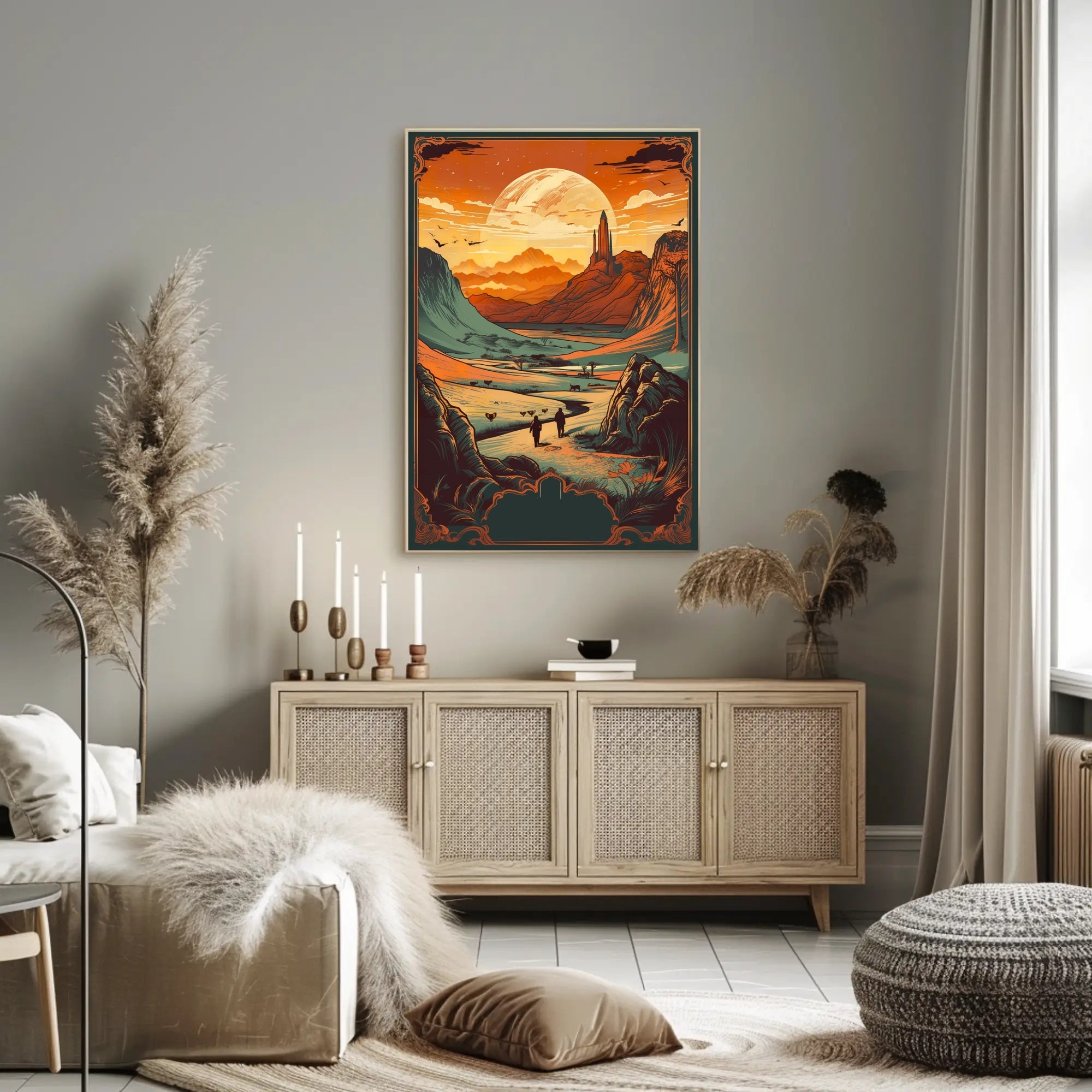 Journey Through a Dreamscape Poster
