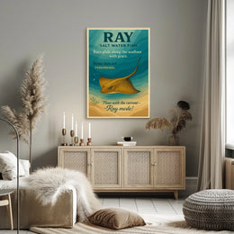 Rays Graceful Sea Dwellers Poster
