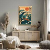 Surfing Adventure Poster