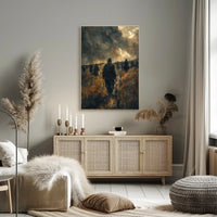 March Through the Storm Art Print Poster for Home Decor PosterGoat