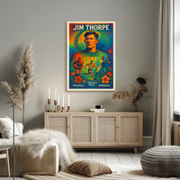Celebrating Jim Thorpe Multisport Legend Poster